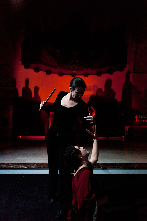 ORDO VIRTUTUM / august 2012, lucia mense (devil) and cora schmeiser (anima) © photo santiago torralba