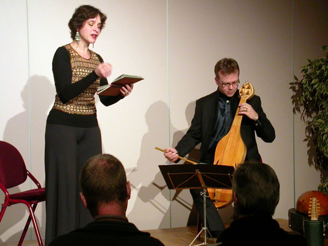 Cora Schmeiser & Marc Lewon, Tijdsreis van een Trobairitz, De Schalm, Berkel Enschot, foto © Arnold Schalks