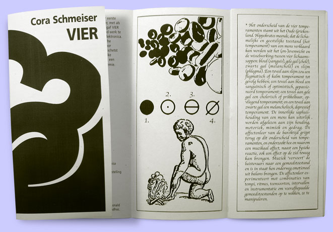 Cora Schmeiser, Four, graphic design © Arnold Schalks